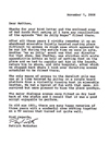My letter from Patrick McGoohan