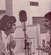 Rick Minas (right) with Cat Stevens in 1967
